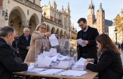 Подсчёт бюллетеней после выборов президента Кракова