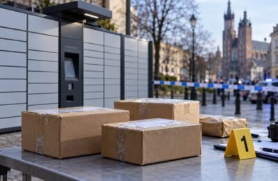 Иллюстрация расследования: посылки у безымянных почтовых ячеек в Кракове